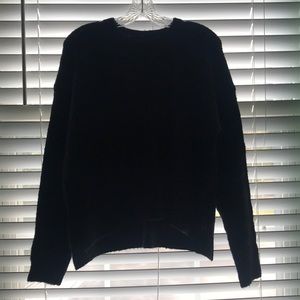 BRANDY MELVILLE oversized sweater - BLACK